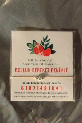 Bolluk Bereket Benimle Sekans Bileklik - 2