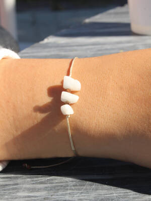 Doğal Ay Taşı Bileklik – Sezgi, Denge ve İçsel Güç Taşı - 1