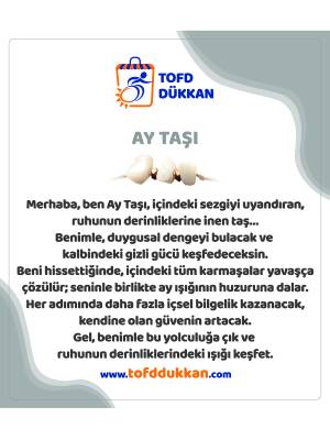 Doğal Ay Taşı Bileklik – Sezgi, Denge ve İçsel Güç Taşı - 2